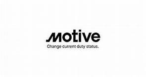 The Motive Driver App: Change current duty status in your driving log.