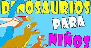 14 Dinosaurios para niños: nombres, colores y sonidos