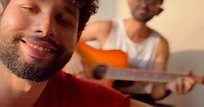 Siddhant Chaturvedi on Instagram: "Just added some words to this iconic melody. Thanks to @faroutakhtar for setting the vibe❤️ with my Veeru @dawgeek, a perfect sunday jam sesh."