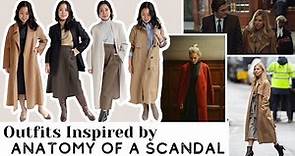 OUTFITS INSPIRED BY ANATOMY OF A SCANDAL | Recreating Sienna Miller's Classic Wardrobe