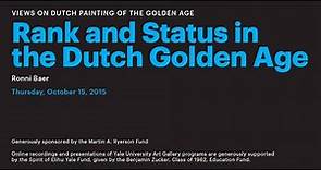 Rank and Status in the Dutch Golden Age