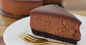 No-Bake Chocolate Cheesecake Recipe (Without Gelatin)