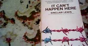 It Can't Happen Here by Sinclair Lewis (quick review)