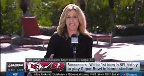 Kim Jones NFL Network Awkward Jump in the Pool