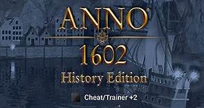 Anno 1602 History Edition Cheats: Add Money, Add Resources - Trainer +2 frX