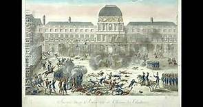 10th August 1792: Tuileries Palace stormed and French monarchy suspended