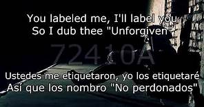 Metallica - The Unforgiven (English lyrics/Sub español)