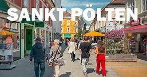 Walk in Sankt Pölten, the Capital of Lower Austria | 4K HDR