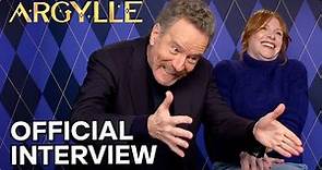 ARGYLLE (2024) Bryan Cranston & Bryce Dallas Howard Official Interview