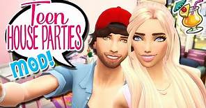 HOUSE PARTIES FOR TEENS! Mod Review | The Sims 4 Custom Content