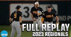 Tennessee vs. Clemson: 2023 NCAA baseball regionals | FULL REPLAY