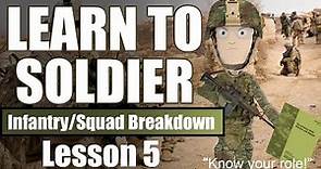 Learn to Soldier: Infantry Squad Responsibilities and Breakdown