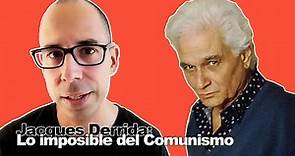 1️⃣ Inyucciones de Marx ➡️ Jacques Derrida: Espectros de Marx