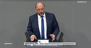 Martin Schulz (SPD) zur Regierungserklärung von Angela Merkel zum Europäischen Rat am 17.10.19