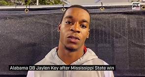 Alabama DB Jaylen Key after Mississippi State win