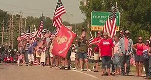 Thousands of St. Louisans line funeral route to say goodbye to fallen Marine
