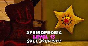 Roblox Apeirophobia Level 13 Speedrun 3:03 Solo