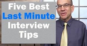 5 BEST Interview Tips - The Ultimate Formula to Interview Success