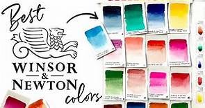 Top 10 BEST Winsor & Newton Watercolor COLORS