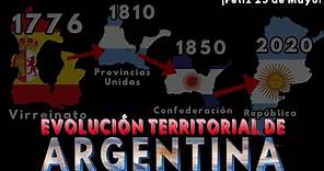 Evolución Territorial de Argentina | 1810-2020