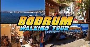 BODRUM Walking Tour - Bodrum - Türkiye (4k)