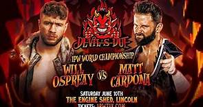 TITLE MATCH: Will Ospreay (c) vs. Matt Cardona
