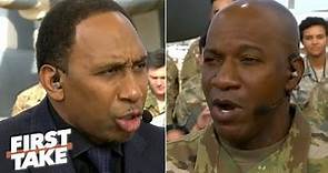 Stephen A. debates Cowboys and Lakers with the Chief Master Sergeant of the Air Force | First Take