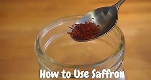 How to Use Saffron, Quick and Effective Technique for Extracting the Most Flavor #viral #food #fyp
