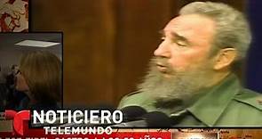 Mario Díaz-Balart habla sobre muerte de Fidel | Noticiero | Noticias Telemundo
