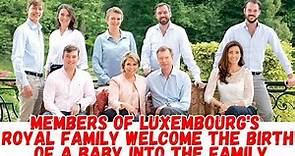 Members of Luxembourg's royal family welcome the birth of a baby into the family