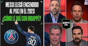 GOL DE MESSI en su primer partido con el PSG en el 2023 tras ser campeón en Catar 2022 | ESPN FC
