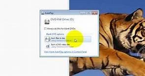 Windows 7: 燒錄備份資料DVD片