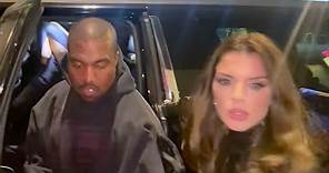 Kanye West And Julia Fox Share A Kiss And Hug During Date Night At Delilah