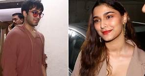 Saiee Manjrekar With Boyfriend Subhan Nadiadwala Spotted To Watch Movie Animal | MS shorts