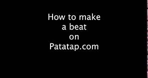 How to make a beat on Patatap.com