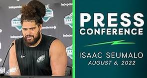 Isaac Seumalo: “One Play at a Time” | Philadelphia Eagles Press Conference