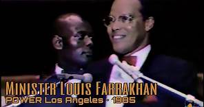 Minister Louis Farrakhan: Power Speech Los Angeles Forum (1985) | From VHS
