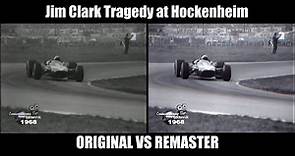 F1 1968 Jim Clark Crash at Hockenheim [REMASTER]