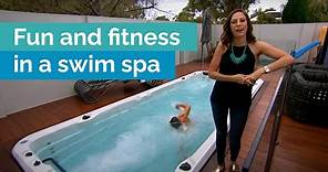 What is a swim spa and how does it work?