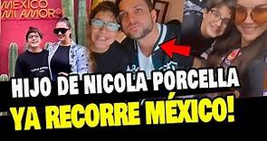 HIJO DE NICOLA PORCELLA RECORRE MÉXICO JUNTO A SU MADRE TRAS EL TRIUNFO DE SU PADRE