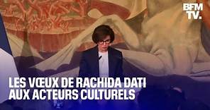Les vœux de Rachida Dati aux acteurs culturels en intégralité