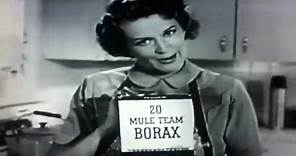 20 Mule Team Borax - Death Valley Days Classic TV Commercial