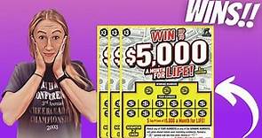 Win for Life Scratch Ticket Winner l Connecticut Lottery 🤩
