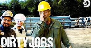 Mike Rowe Has a Hard Time Making Galvanized Steel | Dirty Jobs