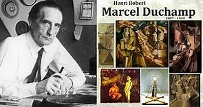 Artist Marcel Duchamp (1887 - 1968)