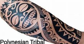 Tips on how to tattoo POLYNESIAN TRIBAL Tattoo (Tattoo Time lapse)(Tagalog)