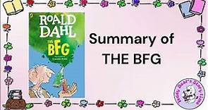 The BFG by Roald Dahl English Children's Audiobook Summary and Plot Outline Listening Book for Kids