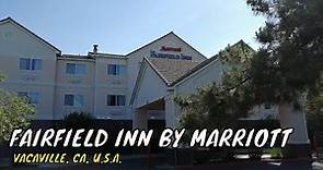 Fairfield Inn By Marriott Room Tour & Review - Vacaville, CA USA | Hotel Accommodations