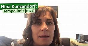 Nina Kunzendorf: Ihre Stimme für ein Tempolimit jetzt!