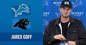 Jared Goff postgame media availability | 2023 Week 5: Lions vs. Panthers